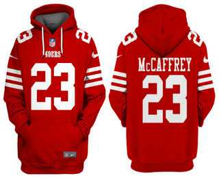 Men's San Francisco 49ers #23 Christian McCaffrey Red Alternate Pullover Hoodie,We sell and wholesale Men's San Francisco 49ers #23 Christian McCaffrey Red Alternate Pullover Hoodie on line form chian!
